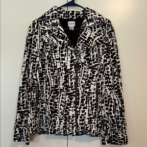 Chico's Patterned Women's Blazer/ jacket